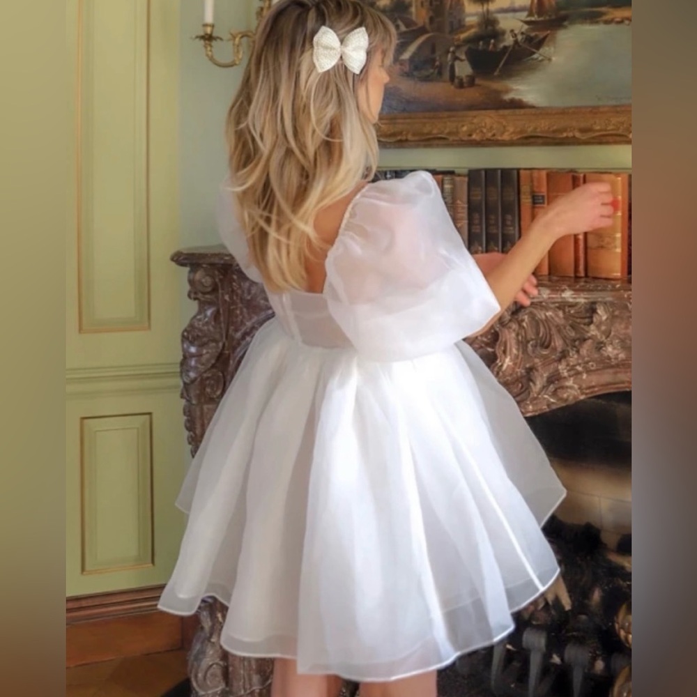 Source Unknown White Mini Dress